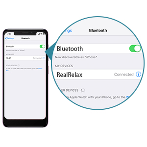 turn on the Bluetooth of mobile